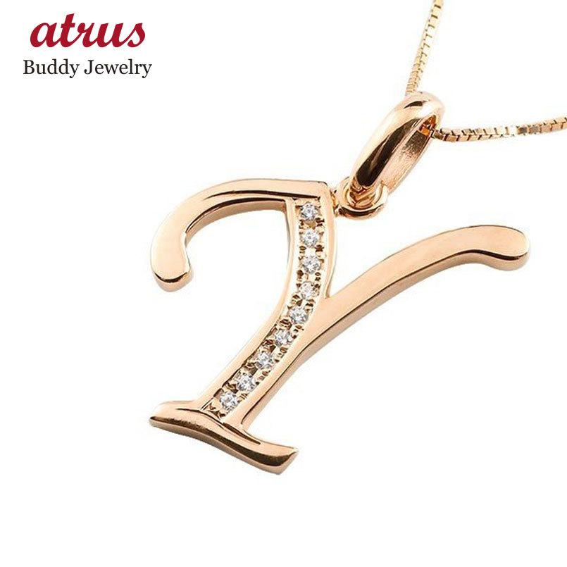 超安い アルファベット ペンダント ピンクゴールドk10 キュービックジルコニア ネックレス Y メンズ ネーム イニシャル メンズ ネックレス 男性 Sale セール 10金 ネックレス ペンダント Www Gatorheatandair Com