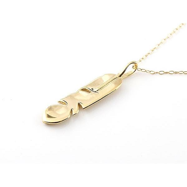 フェザーネックレス 羽 イエローゴールドk18 18k ペンダントトップ k18 18k シンプル レディース 人気 18金 プレゼント 女性 送料無料 セール saleの画像