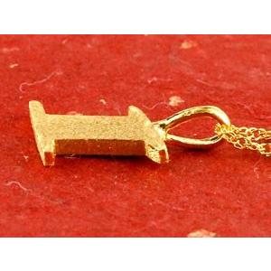 純金 ネックレス 24金 トップ メンズ ゴールド 24K 数字 1 ペンダントトップ ゴールド k24 ナンバー 送料無料 人気 セール saleの画像