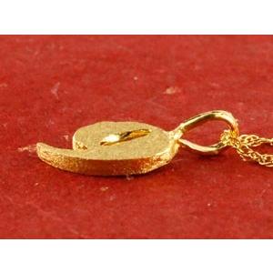 純金 ネックレス 24金 ゴールド 24K 数字 9 ペンダントトップ ゴールド k24 ナンバー 送料無料 セール saleの画像