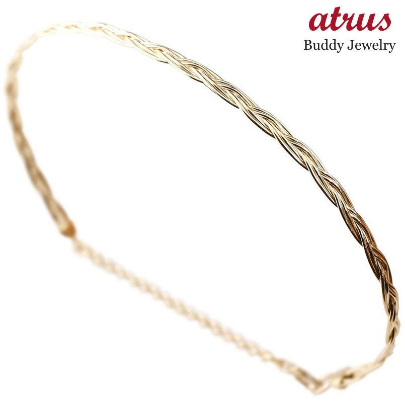 ブレスレット イエローゴールドk10 ブレスレット 地金 三つ編み ブレイド 10金 チェーン レディース 送料無料 セール SALE  :170116101yi103:ジュエリー工房アトラス - 通販 - Yahoo!ショッピング