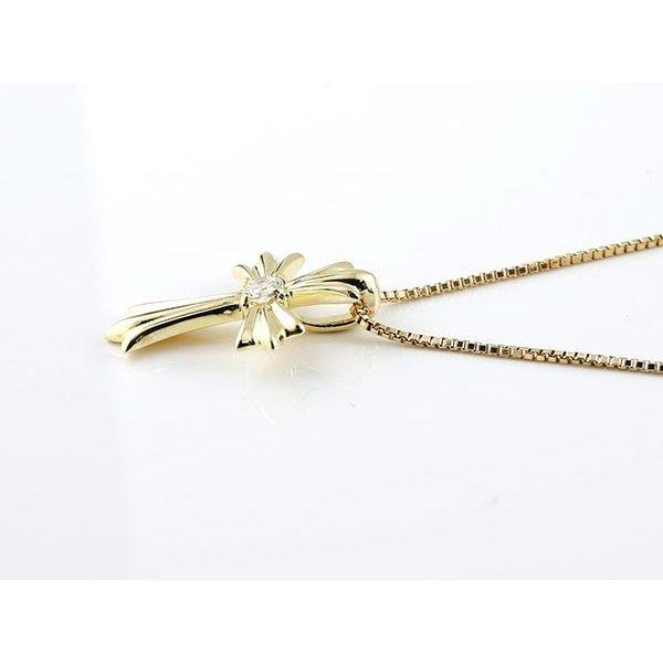 18金 ネックレス トップ クロス ダイヤモンド 一粒 メンズ ペンダントトップ ゴールド 18k K18 おしゃれ ダイヤ 十字架 人気 あすつく 送料無料 セール saleの画像