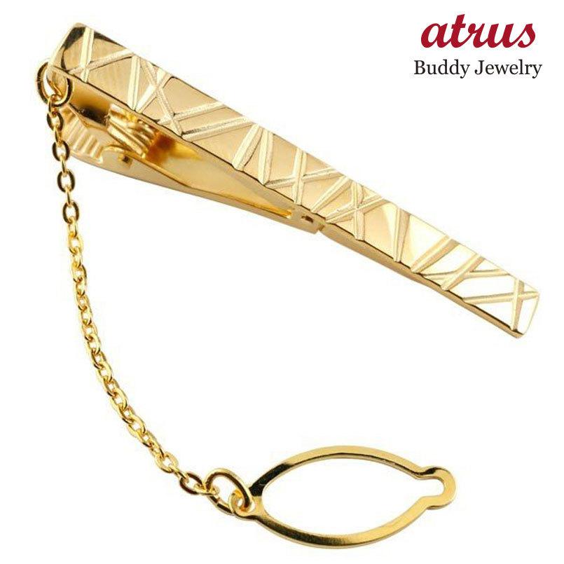 18金 ネクタイピン タイバー メンズ チェック柄 格子 模様 ゴールド イエローゴールドk18 18k タイホルダー 男性 コントラッド 東京 送料無料 セール SALE(89320円)