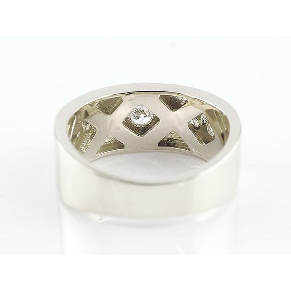 メンズリング ダイヤモンド リング ホワイトゴールドk18 ピンキーリング 18金 指輪 指輪 ダイヤ 送料無料 人気 セール SALE