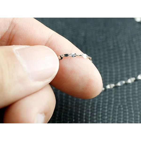 プラチナ ネックレス チェーンのみ 43cm レディース pt999 造幣局検定刻印付 純プラチナ ペタルチェーン 地金 女性 あすつく 送料無料 人気 セール saleの画像