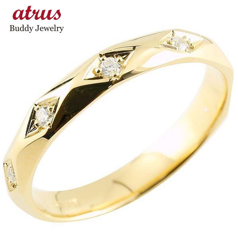 最も優遇 メンズ リング キュービックジルコニア イエローゴールドk10 Cz リング 指輪 婚約指輪 カットリング 菱形 10金 海外正規品 Lespakigali Com