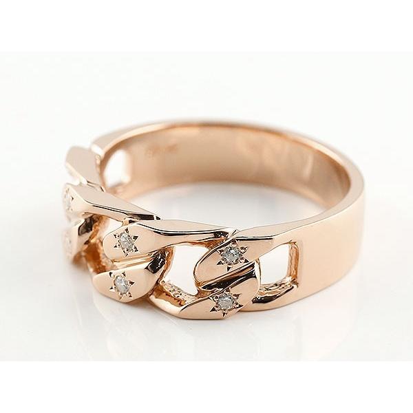 メンズ 喜平リング ダイヤモンド ピンクゴールドK18 リング 指輪 婚約指輪 ダイヤ 18金 キヘイ 鎖男性用 コントラッド 東京 送料無料 人気 セール SALE | ジュエリー工房アトラス | 02