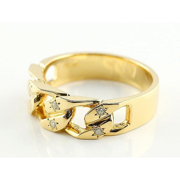 ジュエリー工房アトラス メンズ 喜平リング ダイヤモンド