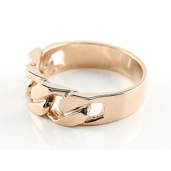 メンズ リング ピンクゴールドK10 喜平リング 指輪 婚約指輪 10金 キヘイ 鎖 男性用 コントラッド 東京 送料無料 人気 セール saleの画像