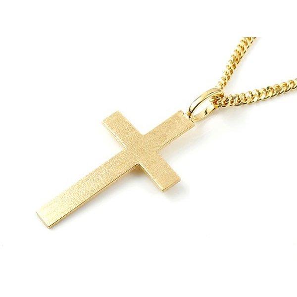 18金ネックレス トップ メンズ ハワイアンジュエリー ゴールド 喜平 クロス 18k キヘイ イエローゴールドK18 十字架 ミル打ち 男性 送料無料 セール SALE_2
