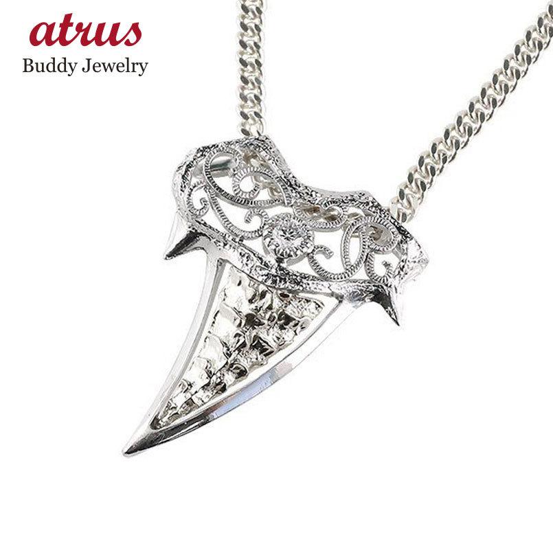 ネックレス メンズ 喜平用 キヘイ メンズ ネックレス トップ ペンダント プラチナ ダイヤモンド シャーク サメ 牙 ファング 一粒 男性用 コントラッド 東京 Www Splitstudio Tv Index Php