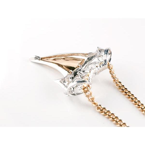 匿名配送 プラチナ ネックレス トップ 喜平 キヘイ メンズ オフホワイトダイヤモンド ピンクゴールドk18 シャーク サメ 牙 ファング コントラッド 東京 18ｋ 人気 【A1515976087】(52983円)