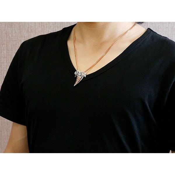 【値下げ中】 プラチナ ネックレス トップ 喜平 キヘイ メンズ オフホワイトダイヤモンド ピンクゴールドk18 シャーク サメ 牙 ファング コントラッド 東京 18ｋ 人気 【AAA1515976087】(52983円)