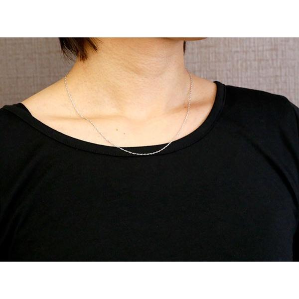 プラチナ ネックレス メンズ pt999 チェーンのみ 45cm 造幣局検定刻印付 純プラチナ スクリュー チェーン レディース あすつく 送料無料 人気 セール saleの画像