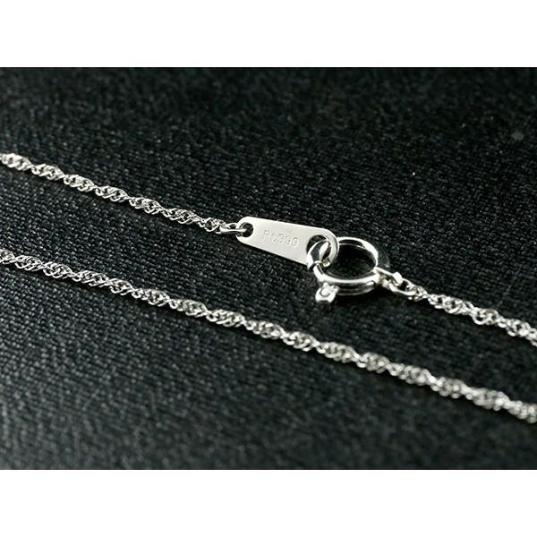 プラチナ ネックレス レディース pt999 チェーンのみ 50cm 造幣局検定  