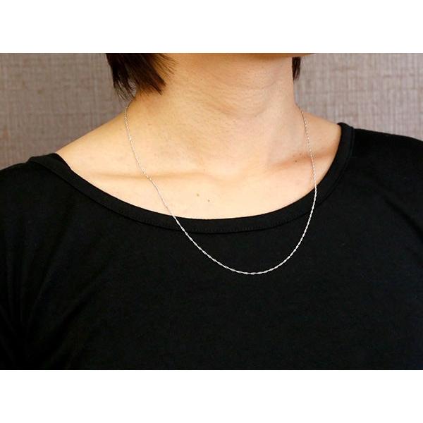 プラチナ ネックレス レディース pt999 チェーンのみ 50cm 造幣局検定  