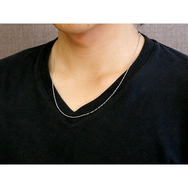 プラチナ ネックレス メンズ Pt999 チェーンのみ 50cm 造幣局検定刻印付 プラチナ999 純プラチナ スクリューチェーン あすつく 送料無料 人気 セール saleの画像