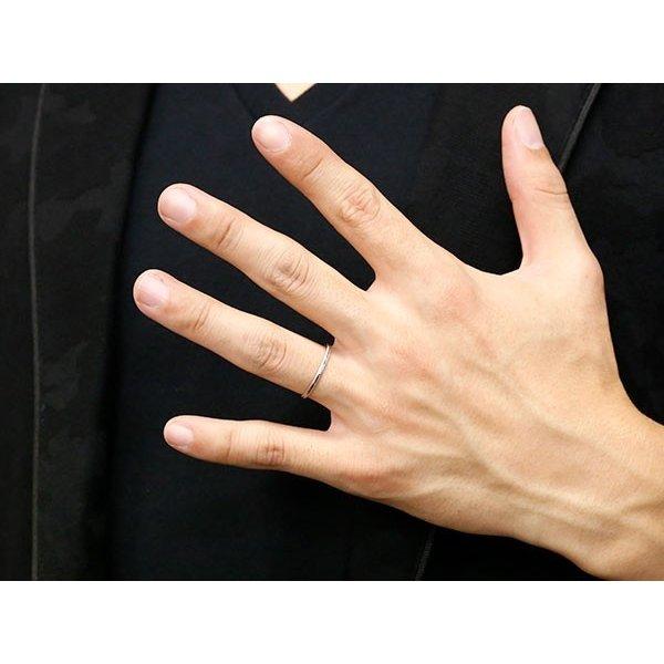 メンズ プラチナリング エンゲージリング 婚約指輪 指輪 ミル打ち コンビリング ピンクゴールドk18 ミル打ち pt900 ピンキーリング リング 人気 セール saleの画像