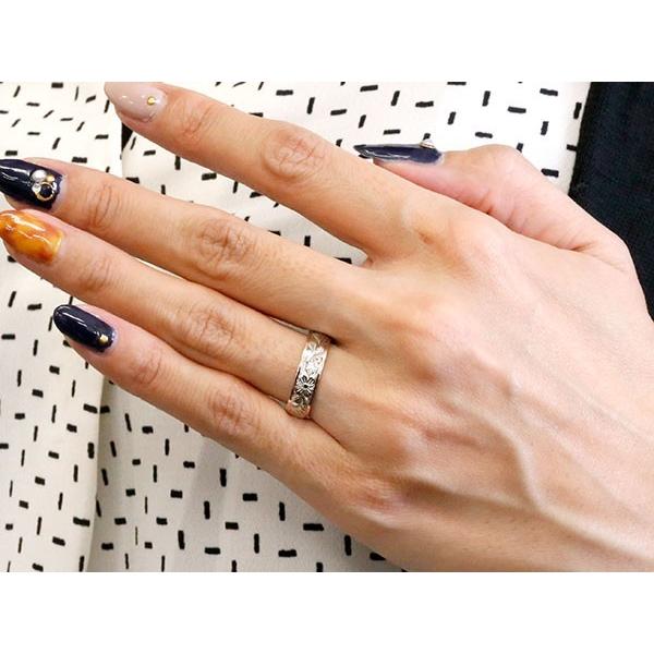 PT800 K18 ハワイアンコンビリング ジュエリー工房アトラス ハワイアンジュエリー ペアリング ペア 結婚