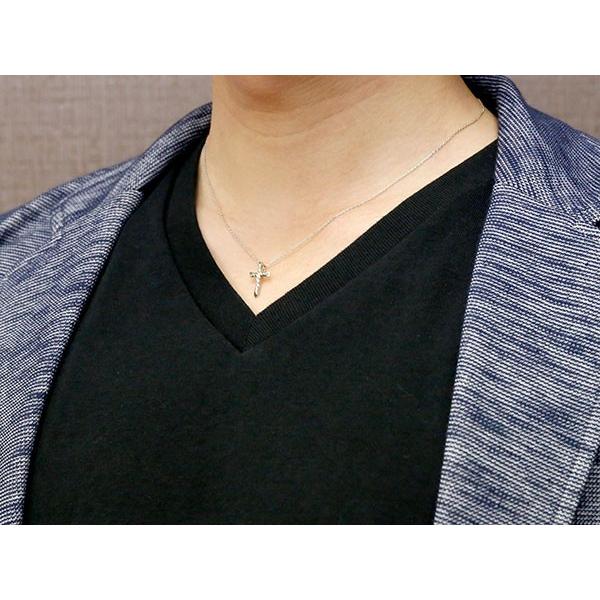 プラチナ ネックレス トップ メンズ クロス ペンダント 十字架 シンプル pt900 男性用 地金 木 人気 送料無料 セール saleの画像