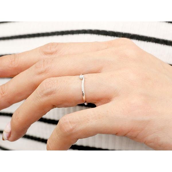 婚約指輪 ダイヤ 安い プラチナ リング ダイヤモンド 一粒 0.05ct pt900 レディース エンゲージリング 指輪 ピンキーリング 女性 送料無料 セール saleの画像