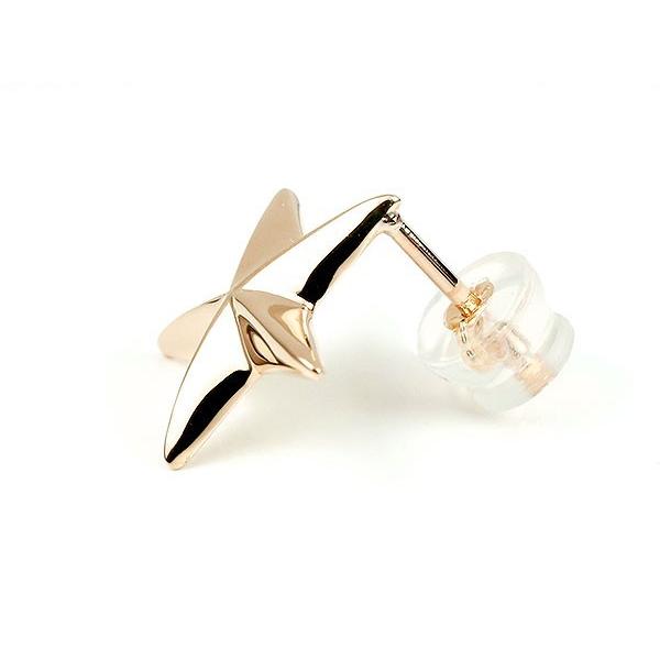 驚きの値段 ピアス レディース 片耳ピアス 星 ピンクゴールドk18 地金 シンプル スター 18金 スタッドピアス 送料無料 おしゃれ Gestion Etechnologies Shop