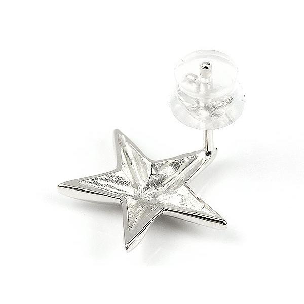 最先端 メンズ ピアス 片耳 18金ピアス 片耳ピアス 星 ホワイトゴールドk18 18k 地金 シンプル スター スタッドピアス 男性用 ファースト ピアス 送料無料 新規購入 Www Ladislexia Net