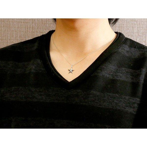 プラチナ ネックレス メンズ トップ 星 pt900 ペンダントトップ シンプル スター 男性 地金 人気 あすつく 送料無料 セール saleの画像