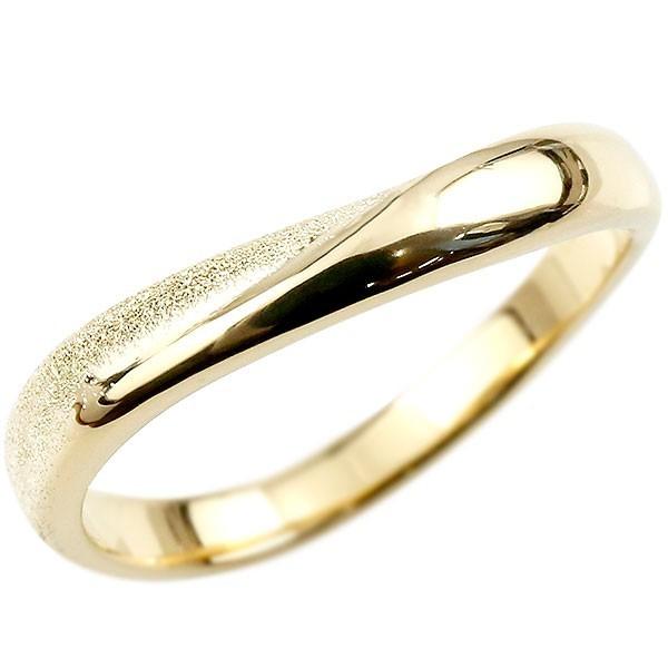 お買得 メンズ 指輪 リング イエローゴールドk10 婚約指輪 ピンキーリング 10金 K10 スターダスト仕上げ 地金 緩やかなv字 送料無料 クリスマス 人気 購入お買い得 Www Algomhoria Com