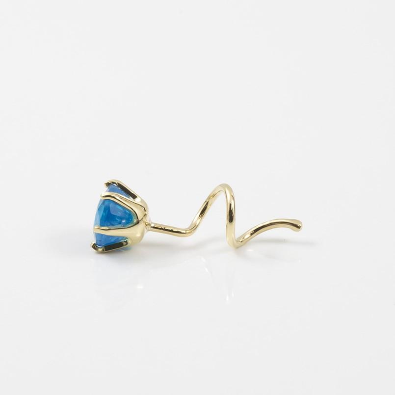ジュエリー工房アトラス 18金 ピアス つけっぱなし キャッチのいらない