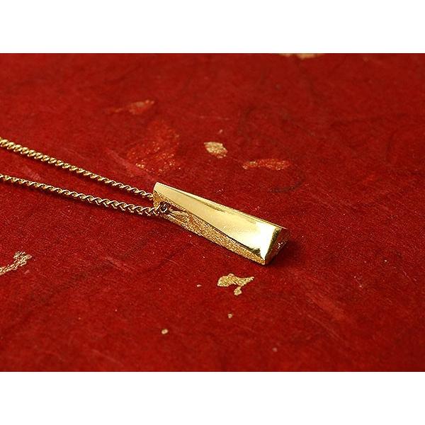 純金 ネックレス 24金 トップ メンズ ゴールド 24K ペンダントトップ k24 シンプル つや消し マット仕上げ 男性用 送料無料 人気 セール saleの画像