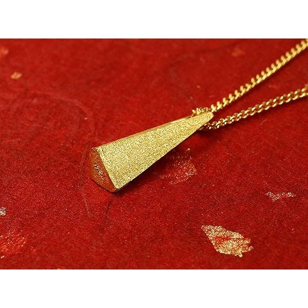 純金 ネックレス 24金 トップ メンズ ゴールド 24K ペンダントトップ k24 シンプル つや消し マット仕上げ 男性用 送料無料 人気 セール saleの画像