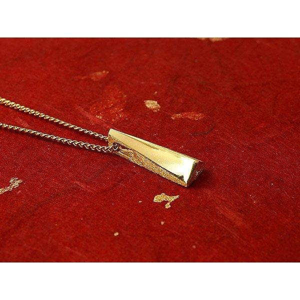 純金 ネックレス 24金 トップ メンズ 金 ゴールド 24K k24 シンプル つや消し マット仕上げ 男性 20代 30代 40代 トレジャーハンター 人気 セール saleの画像