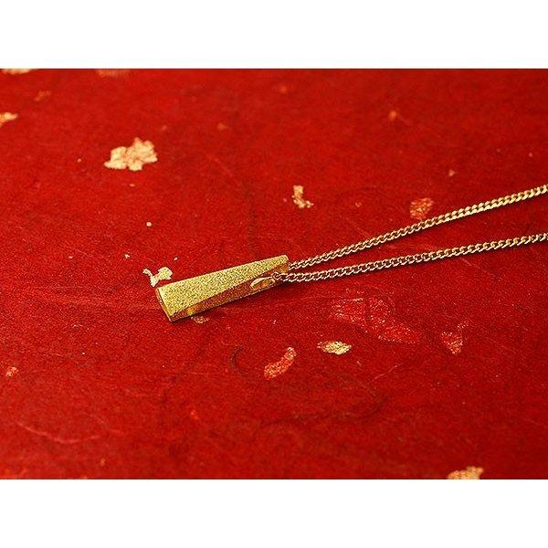 純金 ネックレス 24金 トップ メンズ 金 ゴールド 24K k24 シンプル つや消し マット仕上げ 男性 20代 30代 40代 トレジャーハンター 人気 セール saleの画像