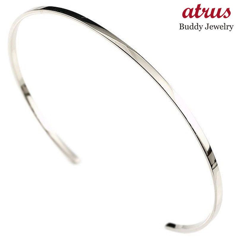プラチナ900 バングル ジュエリー工房アトラス ブレスレット バングル プラチナ pt900