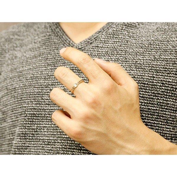 メンズ ダイヤモンドリング ピンクゴールドk18 喜平リング 指輪 ダイヤ 一粒 ストレート 18金 コントラッド 東京 トレジャーハンター 送料無料 セール saleの画像