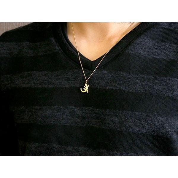 純金 ネックレス 24金 トップ メンズ 金 ゴールド 24K トカゲ ペンダントトップ k24 とかげ シンプル 男性 20代 30代 40代 送料無料 人気 セール saleの画像