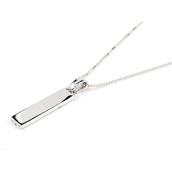 メンズ ネックレス トップ シルバー925 クロス バーネックレス トップ ダイヤモンド 一粒 プレートネックレス トップ トレジャーハンター 人気 セール saleの画像