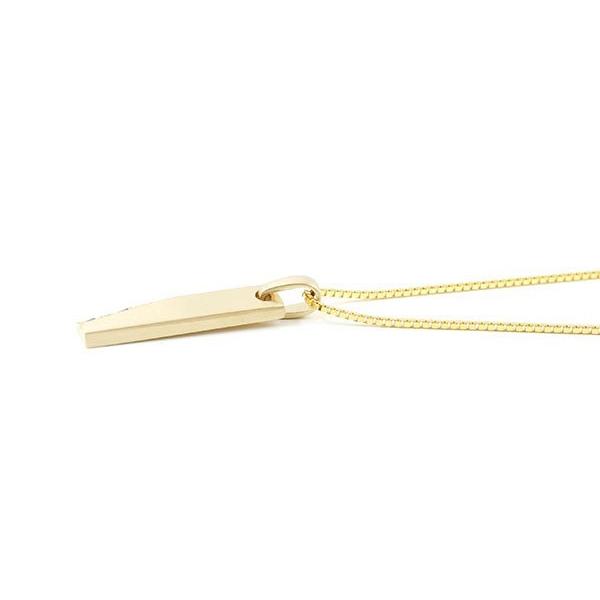 18金ネックレス トップ メンズ イエローゴールドk18 バー ブラックダイヤモンド ダイヤ ペンダント チェーン プレート ホーニング加工 つや消し セール saleの画像