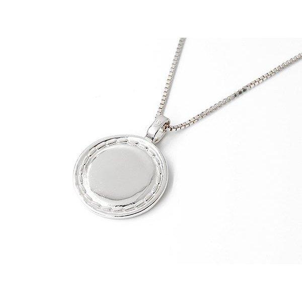 プラチナ ネックレス トップ メンズ pt900 刻印 ペンダントトップ コイン プレート 八咫鏡 チェーン 人気 シンプル 送料無料 セール saleの画像
