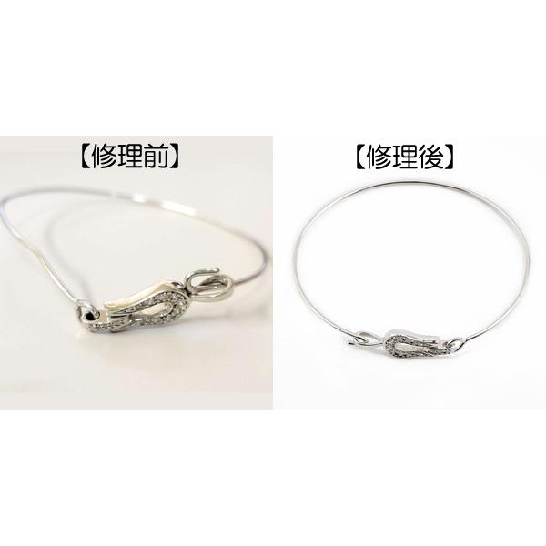 バングル 変形お直し お直し 修理加工 saleの画像