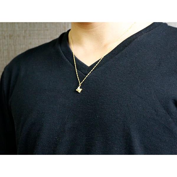 純金 ネックレス 24金 トップ メンズ 選べるイニシャル ゴールド 24K アルファベット ゴシック体 ペンダントトップ ゴールド k24 シンプル 送料無料 saleの画像