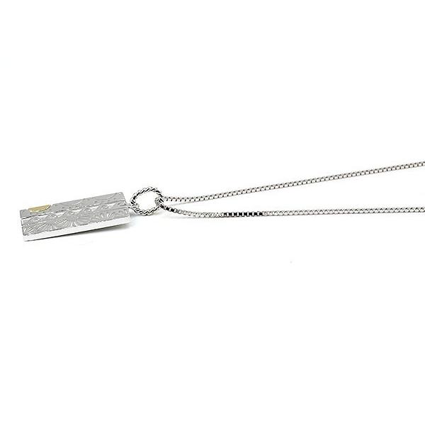 メンズネックレス トップ 20代 シルバー 18金 シンプル ネイティブアメリカン ゴールド 18k コンビ プレート ペンダント sv925 インディアン セール SALE_1