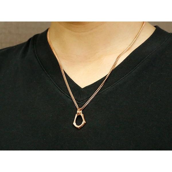 ゴールド ネックレス 喜平 トップ 馬蹄 メンズ ハワイアンジュエリー ペンダントトップ 10k ピンクゴールドk10 ホースシュー 蹄鉄 人気 送料無料 セール saleの画像
