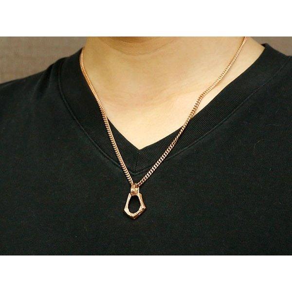 ゴールド ネックレス 喜平 トップ 馬蹄 ハワイアンジュエリー ペンダントトップ 10k ピンクゴールドk10 ホースシュー 蹄鉄 男女兼用 人気 送料無料 セール saleの画像