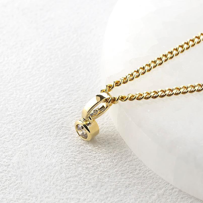 18金 ネックレス ペンダントトップ 喜平 トップ メンズ ゴールド 18k ダイヤ 一粒 ブラウンダイヤモンド 0.5ct k18 キヘイ チェーン あすつく 送料無料 saleの画像