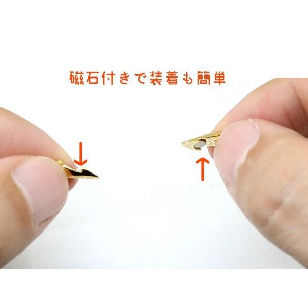 アクセサリー atlast ピアス K10イエローゴールド ミントガーネット(JLージュエルー)(ハッカ