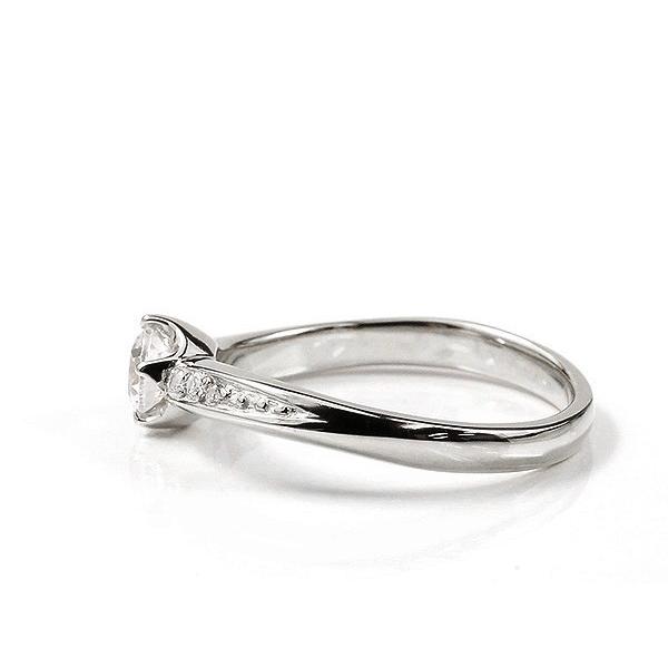 婚約指輪 ダイヤ ダイヤモンド リング ホワイトゴールドk10 エンゲージ
