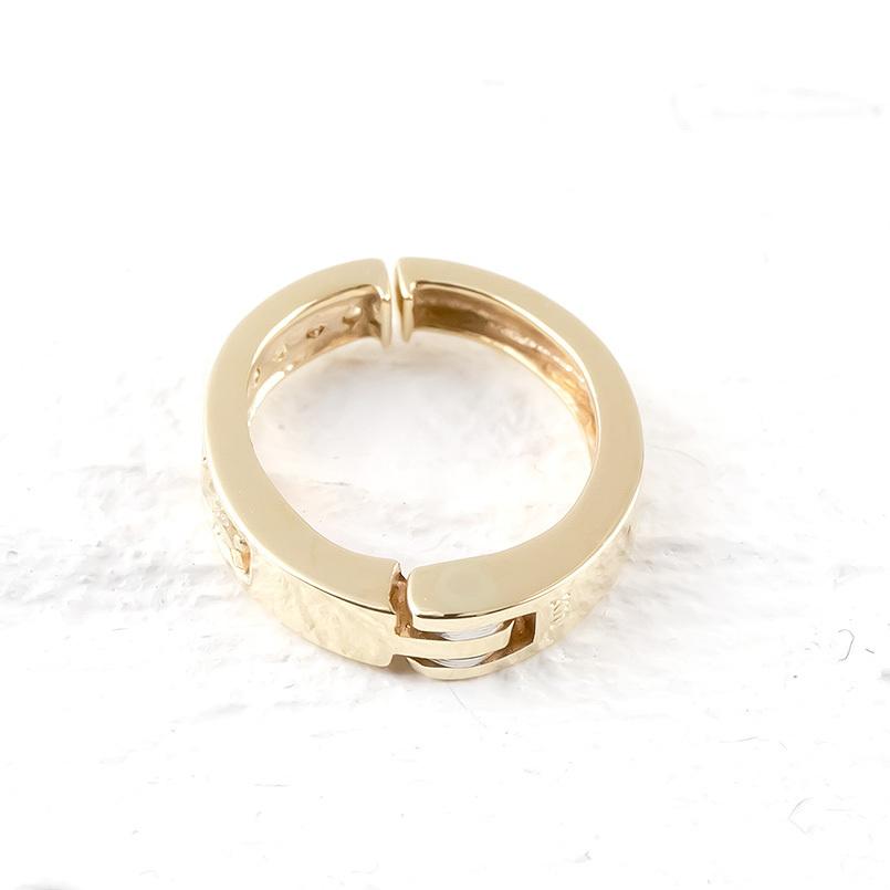 ゴールド ピアリング 正規品 ダイヤモンド0.1ct 痛くない イヤリング 10k イエローゴールドk10 イヤーカフ ダイヤ 男女兼用 あすつく 送料無料 セール saleの画像