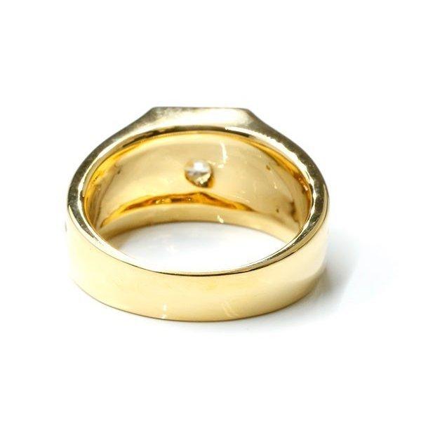 ジュエリー工房アトラス メンズ リング ダイヤモンド イエローゴールド